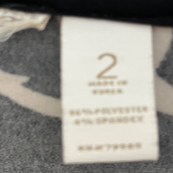 Chicos Chic Top L Black Faux Wrap Chevron Artsy Mature Neutral Resort Classic - Picture 2 of 12